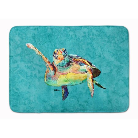 Carolines Treasures Turtle Machine Washable Memory Foam Mat 8672RUG